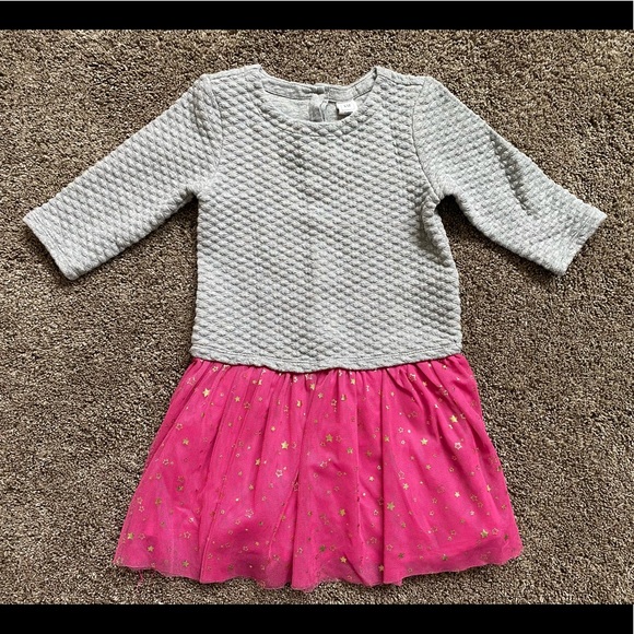 Gap Kids Size 4 Gray and Magenta Tulle Dress - Picture 1 of 4